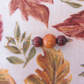 Wooden stitch markers MNM