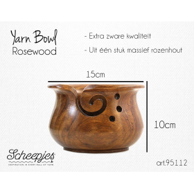 Yarn Bowl Scheepjes  Rosewood