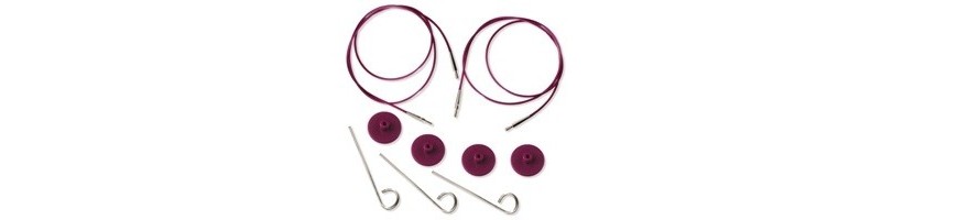 Cables per a agulles circulars KnitPro