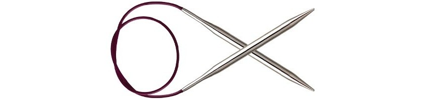 25 cm  - Nova Metal fixed circular needles 
